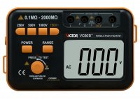 Измеритель сопротивления изоляции (мегаомметр) Victor VC60B+