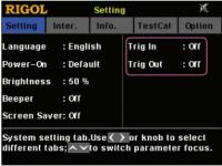 TRIGGER-DP700 Опция входа/выхода внешней синхронизации для DP700