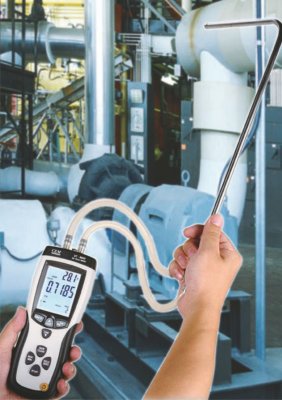 CEM DT-8921 Манометр дифференциальный двухканальный - термометр