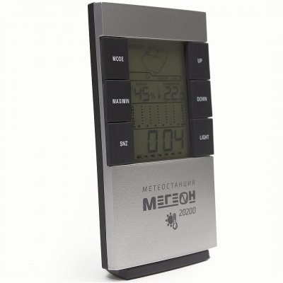 Термогигрометр настольный цифровой МЕГЕОН 20200