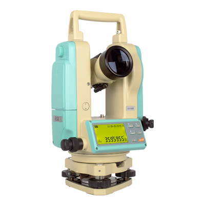 Электронный теодолит RGK T-02 (оптический отвес), с поверкой